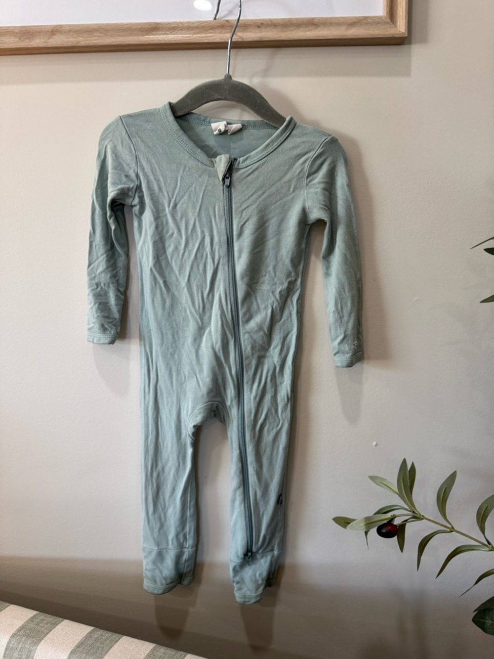Blue Kyte Baby Zip Romper 12-18M